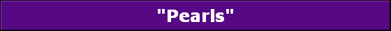 "Pearls"